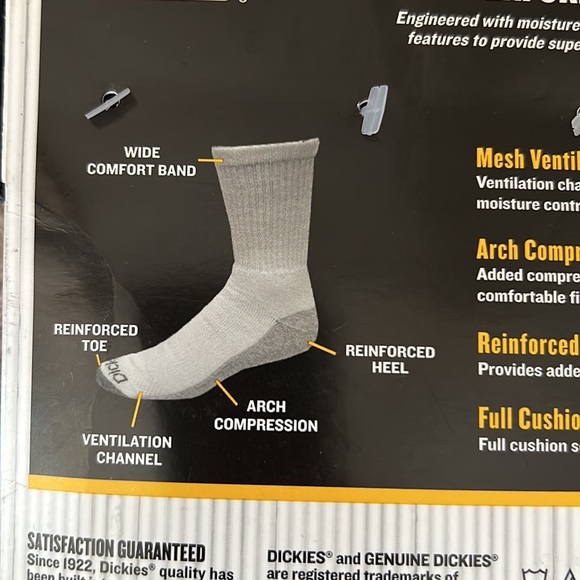 Dickies Mens Work Socks(5Pairs) - Picture 5 of 7